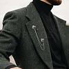 4Pcs Bee Zinc Alloy Rhinestone Fringed Brooches JEWB-FH0002-33P-6
