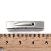 Non-Tarnish 316 Stainless Steel Bayonet Clasps STAS-K282-08C-P-3