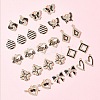 28Pcs 11 Styles Alloy Enamel Pendants FIND-FS0003-24-7