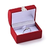 Lady Bag with Bear Shape Velvet Jewelry Boxes X-VBOX-L002-E02-1