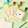 DIY Children Wood Decoration Clay Picture Frame WOOD-WH20008-07E-6