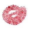 Transparent Glass Beads Strands X-GLAA-T023-6mm-A13-2