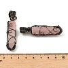 Natural Rose Quartz Pendants G-K338-28R-01-3