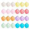 320Pcs 8 Colors Opaque Acrylic Pendants SACR-TA0001-41-2