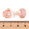 Electroplate Transparent Acrylic Beads PACR-CJC0008-08A-3