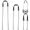 3Pcs 3 Styles PU Leather Bag Straps FIND-WR0009-99C-1