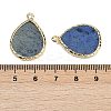 Natural Dumortierite Pendants G-K347-08G-03-3