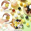 DIY Bubblegum Bracelet Pendant Decoration Making Kit for Sunflower Theme MACR-CJC0005-02A-01-3