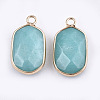 Natural White Jade Pendants G-T112-12F-2