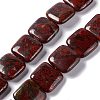 Natural Brecciated Jasper Beads Strands G-L253-13-1