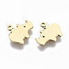 304 Stainless Steel Charms STAS-S116-074G-2
