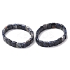 Natural Sodalite Faceted Beaded Stretch Bracelets for Women BJEW-K251-08H-4