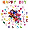 72Pcs Opaque Acrylic Beads Sets OACR-ME0001-25-1