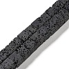 Synthetic Lava Rock Dyed Beads Strands G-H311-02B-10-1