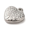 Non-Tarnish 304 Stainless Steel Pendants X-STAS-R223-02D-2
