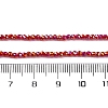Transparent Electroplate Glass Beads Strands EGLA-H107-01A-AB03-2
