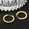 202 Stainless Steel Huggie Hoop Earrings X-EJEW-F111A-16mm-G-3