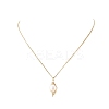 Natural Pearl Pendant Necklace & Dangle Earrings X-SJEW-JS01276-3