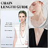 10Pcs Natural Rose Quartz Geometry Pendant Necklace NJEW-BBC0001-17-6