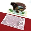 DIY Elephant Photo Frame & Grass Decoration Silicone Molds DIY-I099-56-1