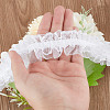 10M Cotton Mesh Pleated Elastic Lace Ribbon OCOR-DR0001-06-3