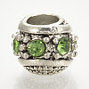 Alloy Rhinestone European Beads MPDL-Q208-075-2