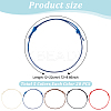 100Pcs 5 Colors Waxed Polyester Cord Bracelets Making BJEW-DR00002-2