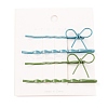 4Pcs Painted Iron Hair Bobby Pins LS-PHAR-I007-16B-1