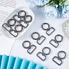 12Pcs Alloy Swivel Clasps FIND-SP0003-62B-3