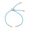 Nylon Round Cord Slider Bracelet Makings AJEW-JB01537-2