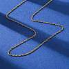 1.5MM 304 Stainless Steel Rope Chain Necklaces NJEW-T016-23G-2