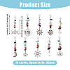 30Pcs 3Style Alloy Pendant Decoration HJEW-CA00049-2