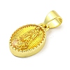 Rack Plating Brass Enamel Pendants KK-B091-15F-2