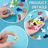 30Pcs 15 Styles Cross Food Grade Eco-Friendly Silicone Beads SIL-ME0001-11-3
