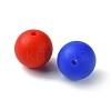 30Pcs 3 Colors Silicone Beads Round Rubber Bead 15MM Loose Spacer Beads for DIY Supplies Jewelry Keychain Making SIL-FS0001-01B-2