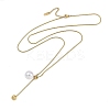 Ion Plating(IP) 304 Stainless Steel Snake Chain Necklaces NJEW-D080-08G-2