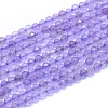 Natural Amethyst Beads Strands G-I279-E04-03-1
