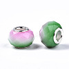 Baking Paint Glass European Beads LS-DGLA-N033-05A-C03-2
