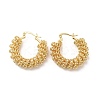 Brass Wire Mass Hoop Earrings for Women EJEW-G337-01G-1