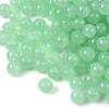 2 Strands Baking Paint Imitation Jade Glass Round Bead Strands DGLA-FS0001-20D-3