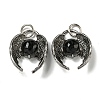 Bat Natural Obsidian Pendants G-F766-03AS-05-1