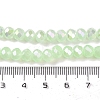 Baking Electroplate Glass Beads Strands DGLA-A039-J10mm-B17-4
