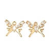 Brass Micro Pave Cubic Zirconia Pendants KK-S531-11G-A-1