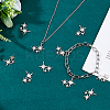 16Pcs 201 Stainless Steel Pendants STAS-DC0016-89P-5