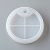 DIY 4 Compartments Round Layered Rotating Storage Box LS-AJEW-D046-16B-1