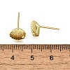 Brass Stud Earrings EJEW-H157-01G-03-5