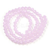 Imitation Jade Glass Beads Strands GLAA-TAC0022-4mm-A01-2