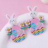 Easter Acrylic Dangle Stud Earrings FS-WG8F84A-06-1
