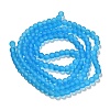 Frosted Transparent Glass Beads Strands LS-GLAA-XCP0001-55-2
