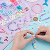DIY Mermaid Theme Jewelry Making Finding Kit DIY-PH0021-12-3